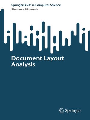cover image of Document Layout Analysis